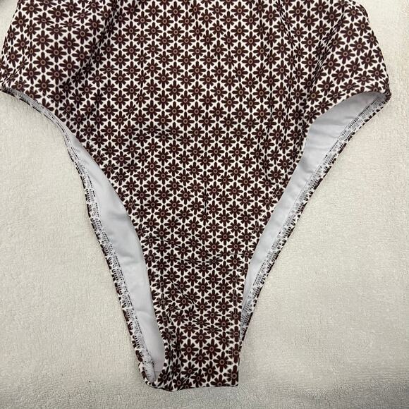 Cupshe x JoJo Jagger U-Ring Tie Back Monokini Swimsuit Size XS NWT - Picture 5 of 16